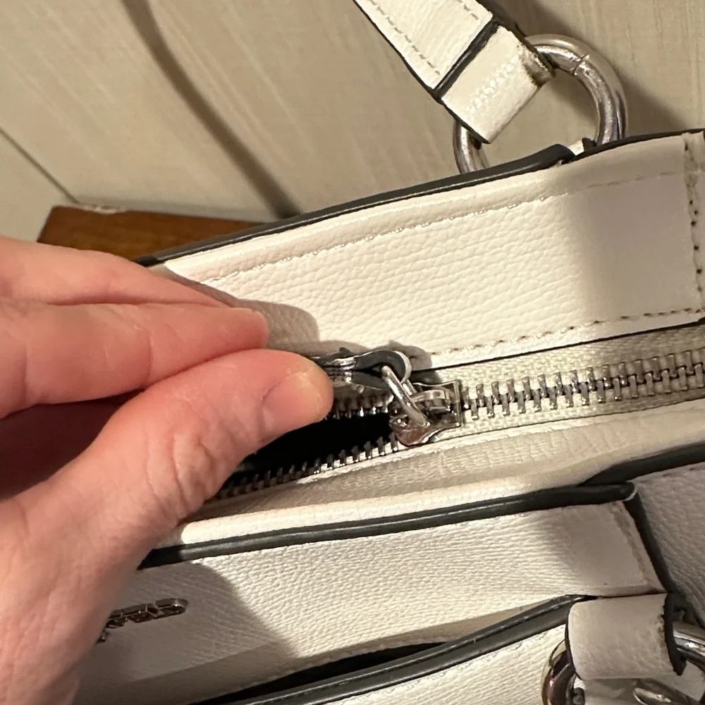 Karl Lagerfeld White Satchel Bag - Picture 13 of 15